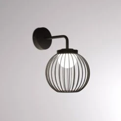 Boho LED-Wandleuchte IP65 Mit Käfigschirm