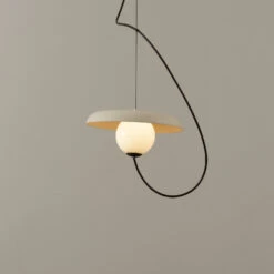 Milan Wire Hängeleuchte Ø 24 Cm Nerzfarben 12 Milan Wire Hängeleuchte Ø 24 Cm Nerzfarben -Eleganter Beleuchtungsladen 6708198 2