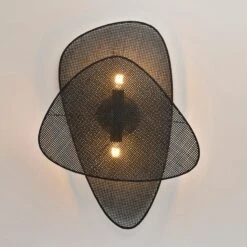 MARKET SET Screen Wandleuchte 2-flammig Schwarz -Eleganter Beleuchtungsladen 6735014 4