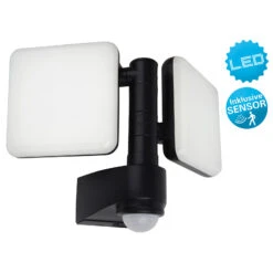 LED-Außenwandleuchte Jaro, Sensor, Zweiflammig -Eleganter Beleuchtungsladen 7001166 8