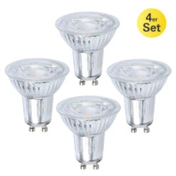 LED-Reflektor GU10 7W 600lm Warmweiß 4er-Set -Eleganter Beleuchtungsladen 7001339 2