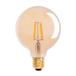 LED-Globelampe E27 4,1W 310lm Warmweiß Gold 3erSet -Eleganter Beleuchtungsladen 7001345 2