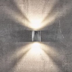 Nordlux LED-Außenwandlampe Canto Kubi 2, 10 Cm, Grau -Eleganter Beleuchtungsladen 7006212 1