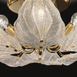 Glas-Deckenleuchte Foglie, Sechsflammig -Eleganter Beleuchtungsladen 7014063 2
