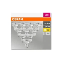 OSRAM LED-Reflektor GU10 4,3W 2.700K 350lm 10er -Eleganter Beleuchtungsladen 7262711 3
