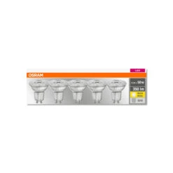 OSRAM LED-Reflektor GU10 4,3W 36° 2.700K 350lm 5er -Eleganter Beleuchtungsladen 7262712 3