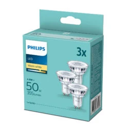 Philips LED-Reflektor GU10 4,6W 2.700 K, 3er-Pack -Eleganter Beleuchtungsladen 7532225 2
