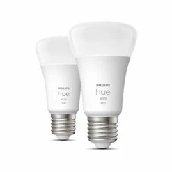 Philips Hue White 9W E27 LED-Lampe, 2er-Set