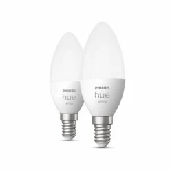 Philips Hue White 5,5W E14 LED-Kerzenlampe 2er-Set -Eleganter Beleuchtungsladen 7534161 2