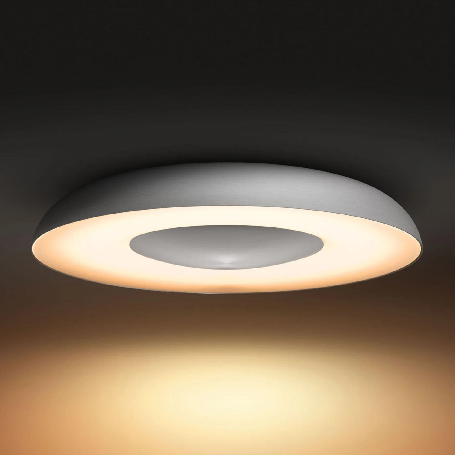 Philips Hue White Ambiance Still Deckenlampe Alu 3 Philips Hue White Ambiance Still Deckenlampe Alu