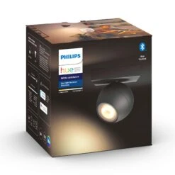 Philips Hue Buckram LED-Spot, Schwarz Erweiterung -Eleganter Beleuchtungsladen 7534221 5