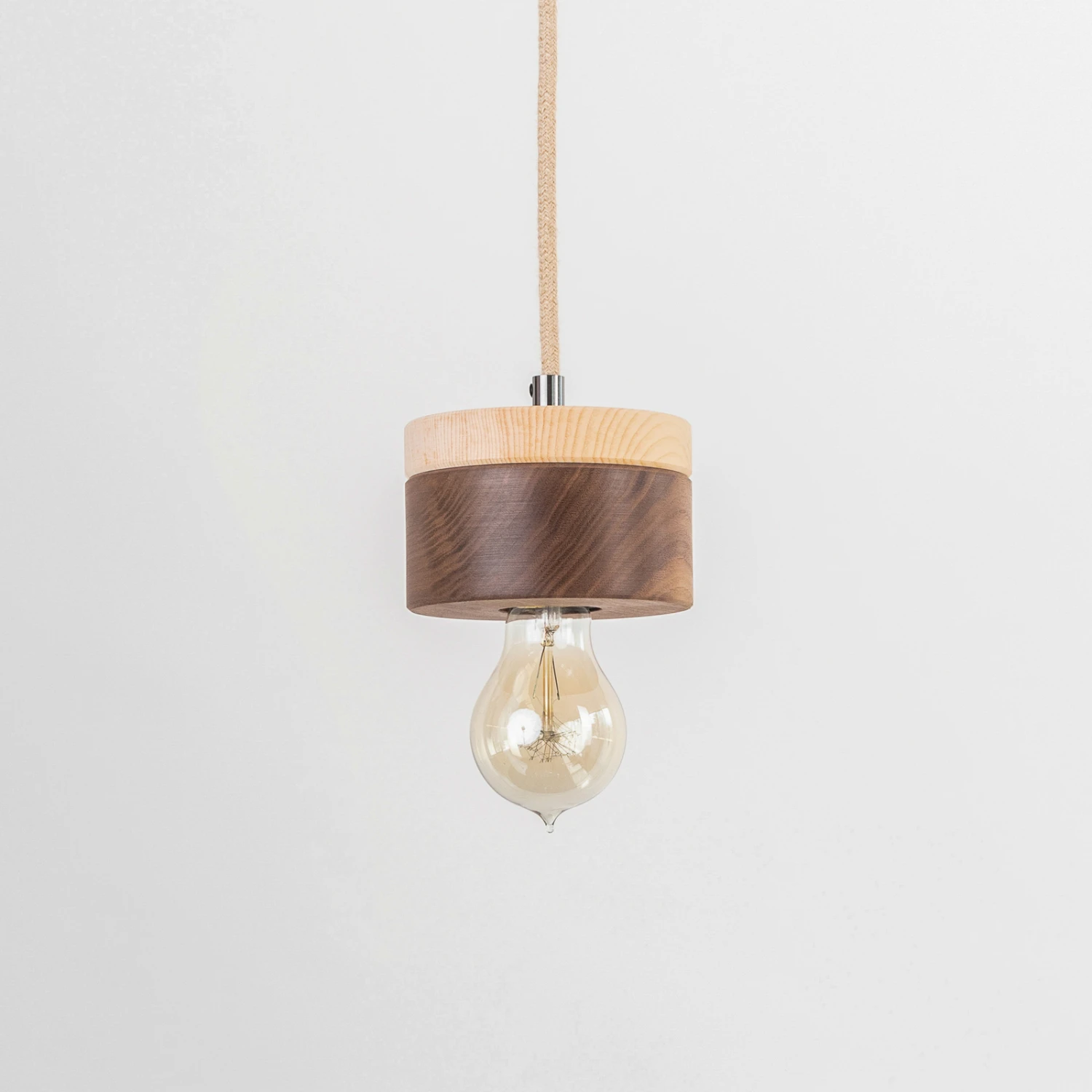 ALMUT 0239 Hängeleuchte, Vegan, Walnuss/zirbe 6 ALMUT 0239 Hängeleuchte, Vegan, Walnuss/zirbe – Bild 4