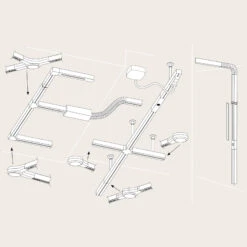 Paulmann URail LED L-Connector, Chrom Matt -Eleganter Beleuchtungsladen 7601287 4