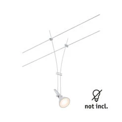 Paulmann Comet Einzelspot Für Seilsystem, Weiß -Eleganter Beleuchtungsladen 7602736 6