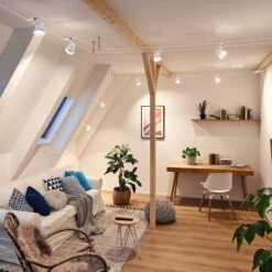 Paulmann Cone Seilsystem Basisset 5fl. Weiß Matt -Eleganter Beleuchtungsladen 7602836 7