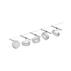 Paulmann Circle LED-Seilsystem 5fl. Chrom Matt 13 Paulmann Circle LED-Seilsystem 5fl. Chrom Matt -Eleganter Beleuchtungsladen 7602841 2