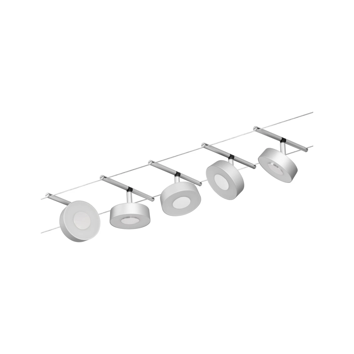Paulmann Circle LED-Seilsystem 5fl. Chrom Matt 5 Paulmann Circle LED-Seilsystem 5fl. Chrom Matt – Bild 3