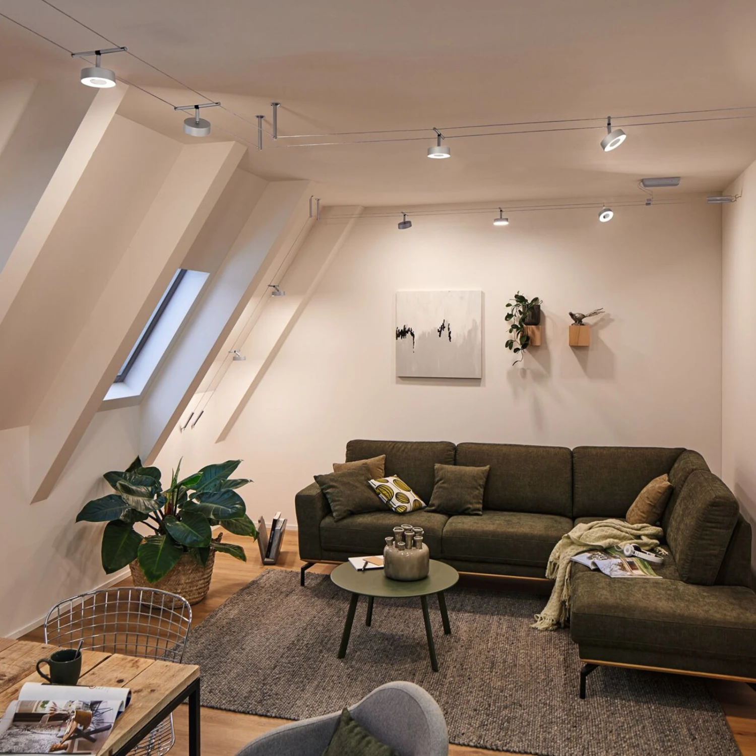 Paulmann Circle LED-Seilsystem 5fl. Chrom Matt 11 Paulmann Circle LED-Seilsystem 5fl. Chrom Matt – Bild 9