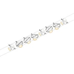 Paulmann Cardan Seilsystem Achtflammig, Weiß Matt -Eleganter Beleuchtungsladen 7602848 2