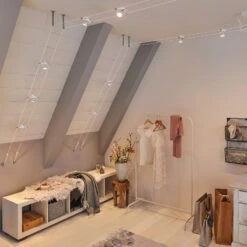 Paulmann Cardan Seilsystem Achtflammig, Weiß Matt -Eleganter Beleuchtungsladen 7602848 5