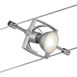Paulmann Wire Mac II Seilsystem 7fl. Chrom -Eleganter Beleuchtungsladen 7602921 2