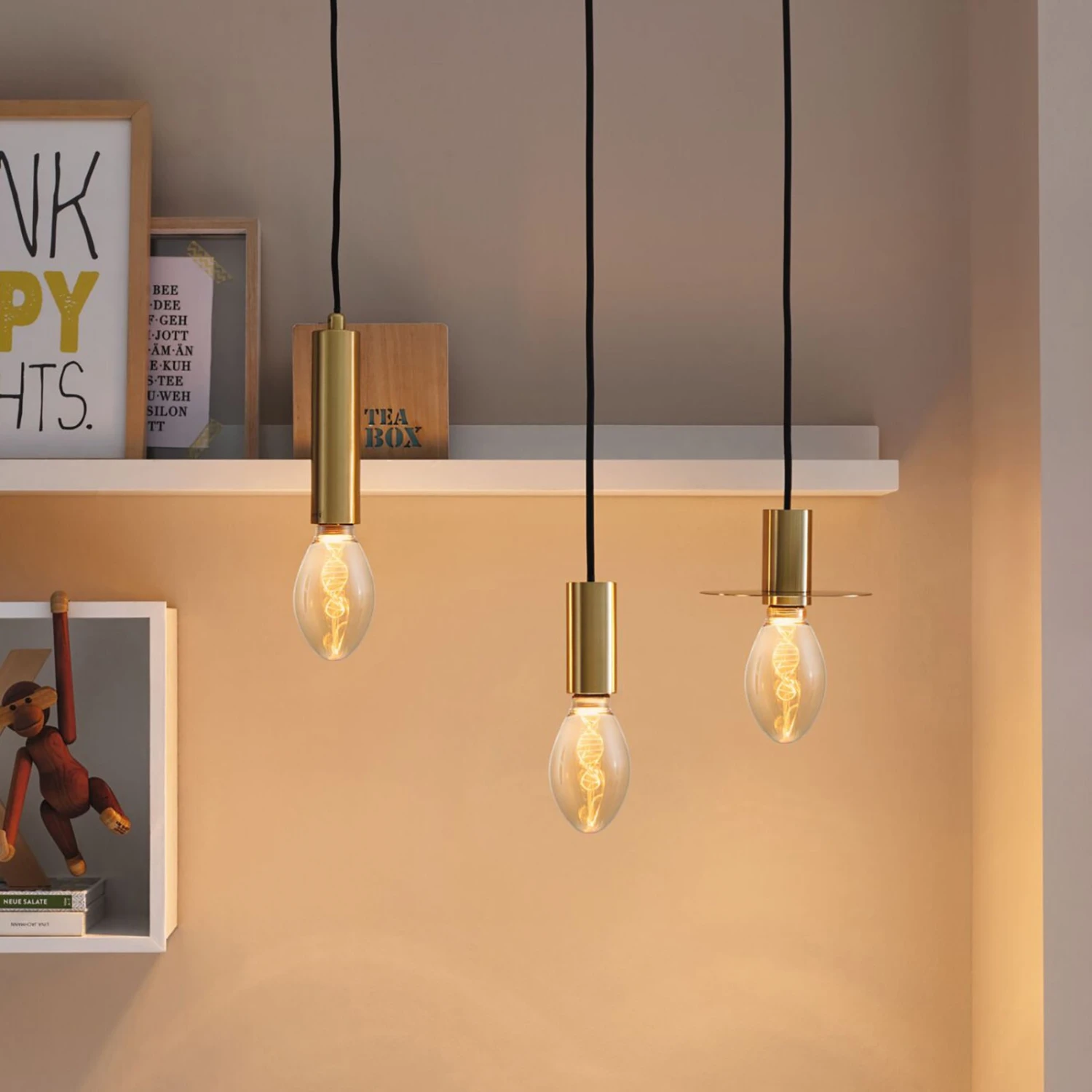 Paulmann LED-Lampe E27 3,5 W Helix 1.800K Gold 6 Paulmann LED-Lampe E27 3,5 W Helix 1.800K Gold – Bild 4