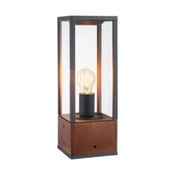 Paulmann Timba Sockelleuchte Mit Holz, Höhe 40 Cm -Eleganter Beleuchtungsladen 7603106 3