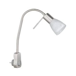 Lindby Nevyana Steckdosenlampe, Flexarm, Schalter -Eleganter Beleuchtungsladen 8032245 2