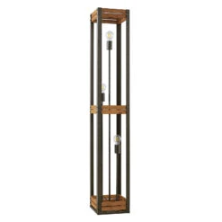 Lindby Kanisa Stehleuchte Aus Metall Und Holz -Eleganter Beleuchtungsladen 8032420 2