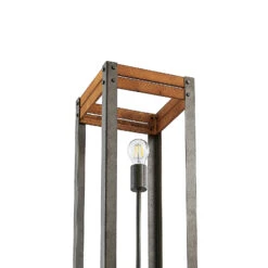 Lindby Kanisa Stehleuchte Aus Metall Und Holz -Eleganter Beleuchtungsladen 8032420 6