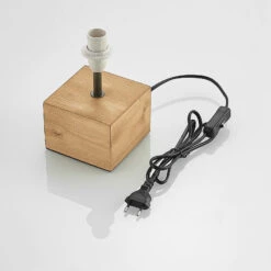 Lindby Arbin Tischleuchte Mit Holzfuß, Quadratisch -Eleganter Beleuchtungsladen 8032421 7