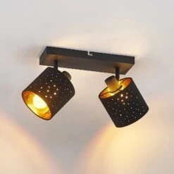 Lindby Darima Deckenstrahler, Zweiflammig, Schwarz -Eleganter Beleuchtungsladen 8032609 4