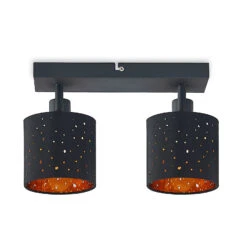 Lindby Darima Deckenstrahler, Zweiflammig, Schwarz -Eleganter Beleuchtungsladen 8032609 5