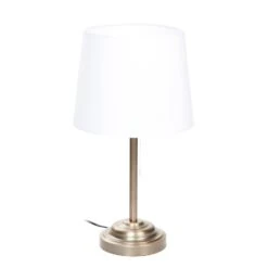 Lindby Alomira Tischleuchte, 32 Cm, Nickel