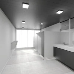 LED-Deckenlampe WL260 Eckig Aluminium 24W 26x26cm -Eleganter Beleuchtungsladen 8542331 1