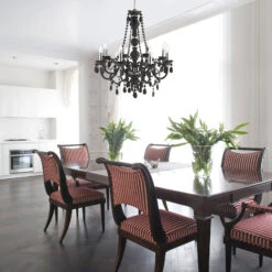 Kronleuchter Marie Therese, Dunkelgrau Achtflammig -Eleganter Beleuchtungsladen 8570644 1