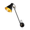 Wandlampe 6302 Aus Metall, Schwarz-gold -Eleganter Beleuchtungsladen 8570665