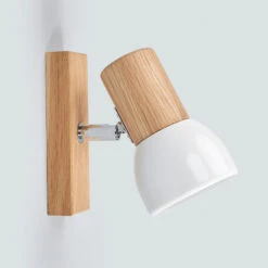 Svenda - Wandspot Aus Geöltem Eichenholz -Eleganter Beleuchtungsladen 8574252 3