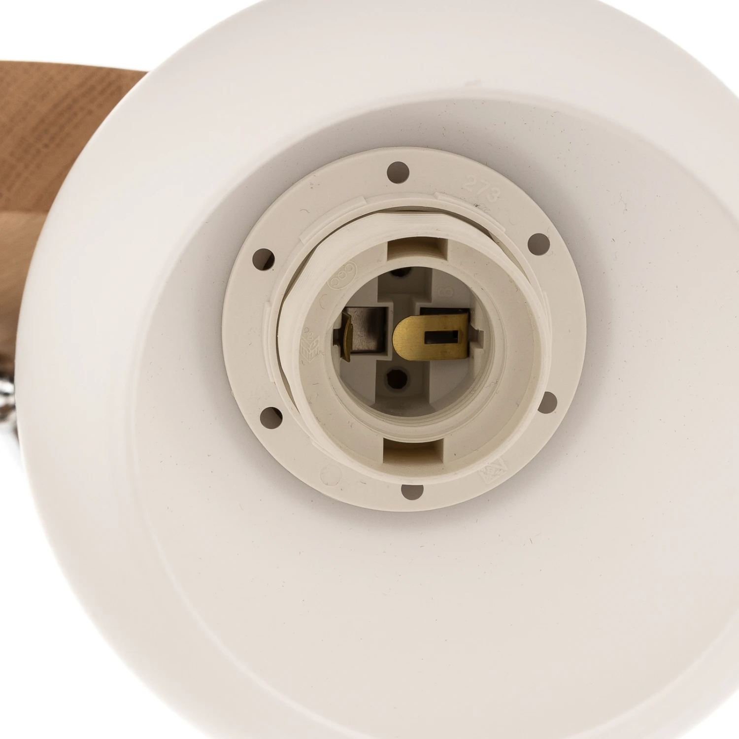 Santa - Deckenleuchte Mit Holz Und 5 Glasschirmen 9 Santa - Deckenleuchte Mit Holz Und 5 Glasschirmen – Bild 7