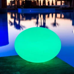 Schwimmfähige LED-Dekoleuchte Flatball L -Eleganter Beleuchtungsladen 8590013 4