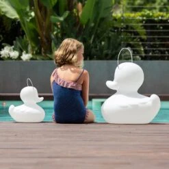 LED-Designleuchte DUCK-DUCK XL Für Außen In Weiß 24 LED-Designleuchte DUCK-DUCK XL Für Außen In Weiß -Eleganter Beleuchtungsladen 8590067 10