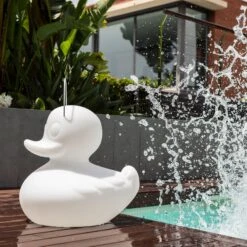 LED-Designleuchte DUCK-DUCK XL Für Außen In Weiß 18 LED-Designleuchte DUCK-DUCK XL Für Außen In Weiß -Eleganter Beleuchtungsladen 8590067 4