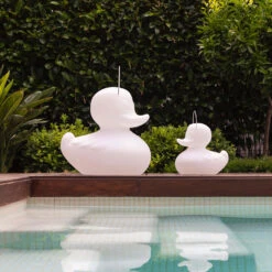 LED-Designleuchte DUCK-DUCK S Für Außen In Weiß -Eleganter Beleuchtungsladen 8590069 3