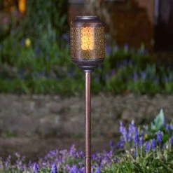 LED-Solar-Erdspießleuchte Tunis, 2er Pack -Eleganter Beleuchtungsladen 8614022 2