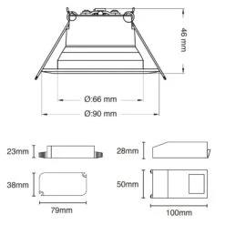 SLC One 360° SunLike LED-Einbauleuchte Schwarz 930 -Eleganter Beleuchtungsladen 9044157 6