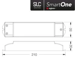 SLC SmartOne Netzteil ZigBee CV 24V 50W PWM Mono -Eleganter Beleuchtungsladen 9044203 3