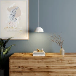 Lucande Herdis Pendelleuchte Aus Gips, Ø 20 Cm 12 Lucande Herdis Pendelleuchte Aus Gips, Ø 20 Cm -Eleganter Beleuchtungsladen 9613106 1