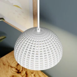 Lucande Herdis Pendelleuchte Aus Gips, Ø 20 Cm 19 Lucande Herdis Pendelleuchte Aus Gips, Ø 20 Cm -Eleganter Beleuchtungsladen 9613106 8