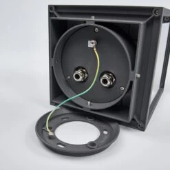 Lucande Eckige Sockellampe Annalea Mit Glasscheiben -Eleganter Beleuchtungsladen 9616113 6