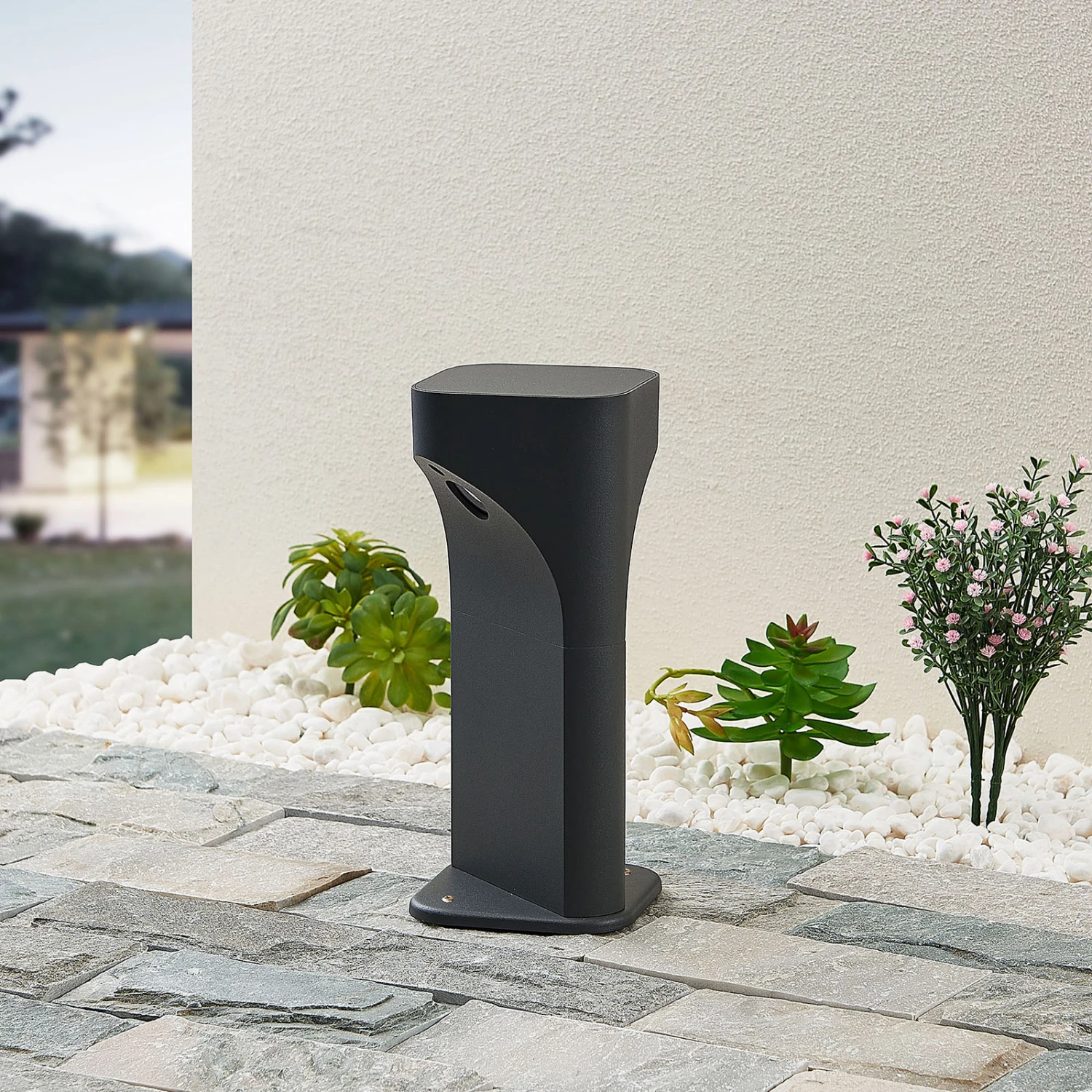 Lucande Valdeta LED-Sockellampe, Höhe 30 Cm 5 Lucande Valdeta LED-Sockellampe, Höhe 30 Cm – Bild 3